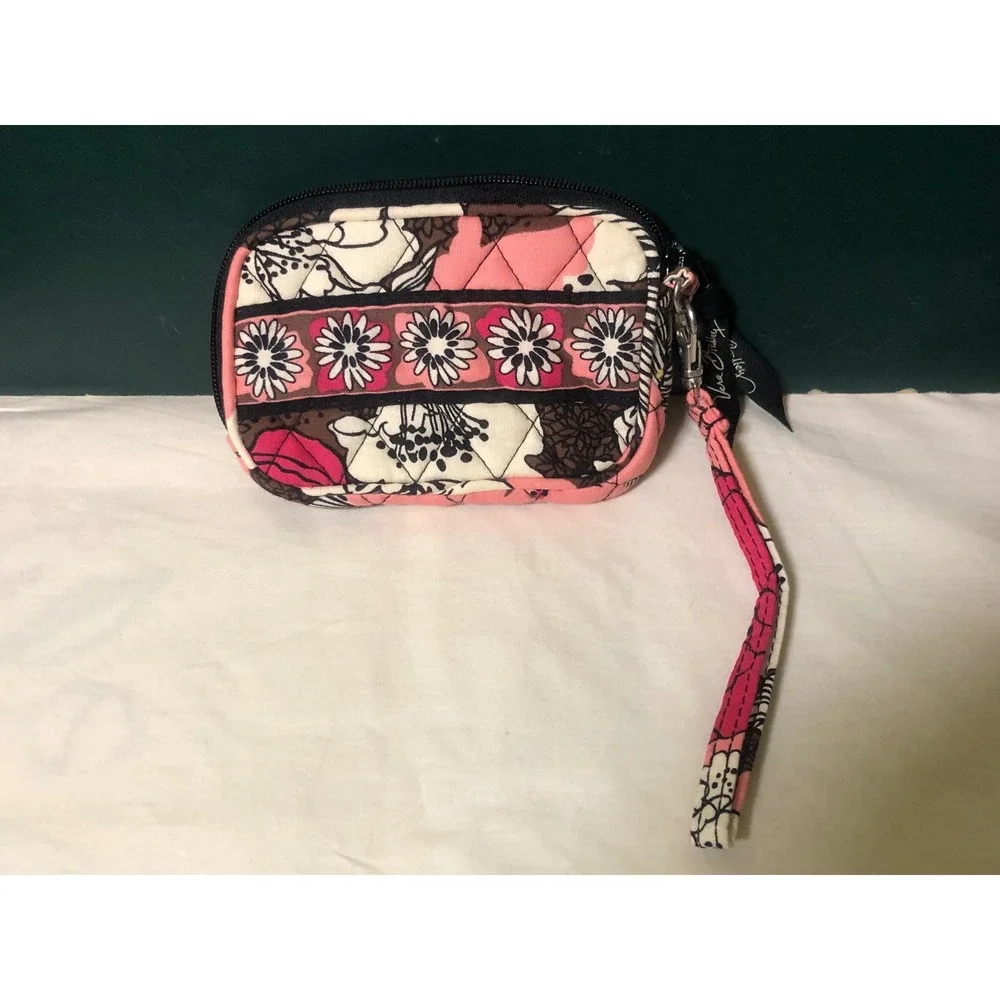 Vera Bradley Mocha Rogue Pattern Wristlet Wallet